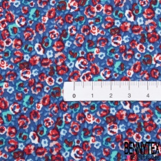 Crêpe viscose imprimé abstrait blanc noir kaki
