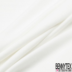 Jersey coton uni blanc optique grande laize