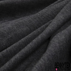 Jersey coton uni pêche grande laize