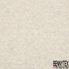 Jersey milano coton gris clair chiné