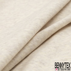 Jersey milano coton gris clair chiné