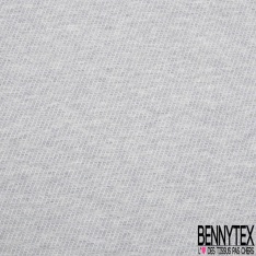 Molleton fin bouclette élasthanne rouge mandarin grande laize