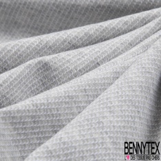 Molleton fin bouclette élasthanne rouge mandarin grande laize
