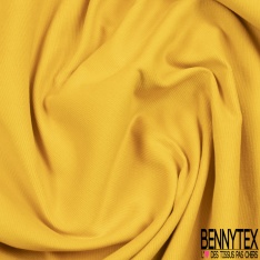Velours deux milles raies élasthanne uni bouton d'or