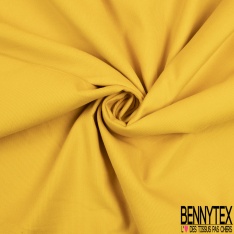 Velours deux milles raies élasthanne uni bouton d'or