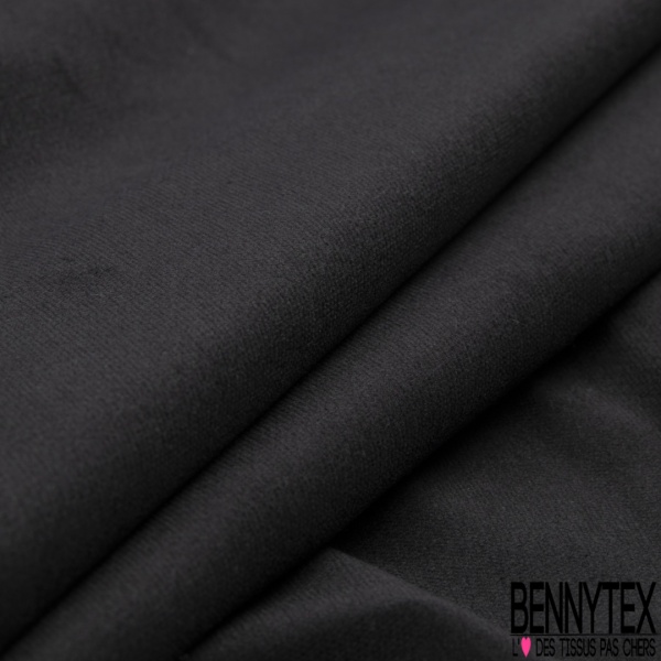 Velours Lisse Ras de Coton Elasthanne uni Or de Miel