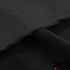 Velours Lisse Ras de Coton Elasthanne uni Or de Miel