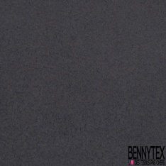 Polaire double face ignifugée anthracite