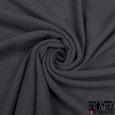 Polaire double face ignifugée anthracite