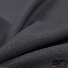 Polaire double face ignifugée anthracite