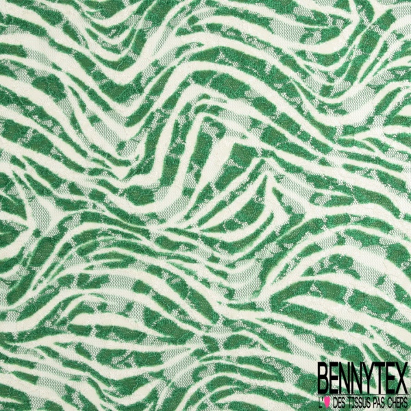 Dentelle polyamide élasthanne losange fantaisie uni safran