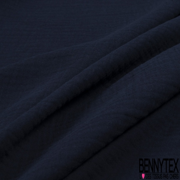 Coton double gaze uni mer du sud
