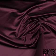 Satin duchesse acétate uni cendre de bois