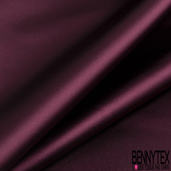 Satin duchesse acétate uni cendre de bois
