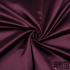 Satin duchesse acétate uni cendre de bois