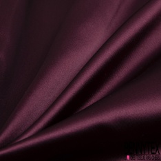 Satin duchesse acétate uni cendre de bois