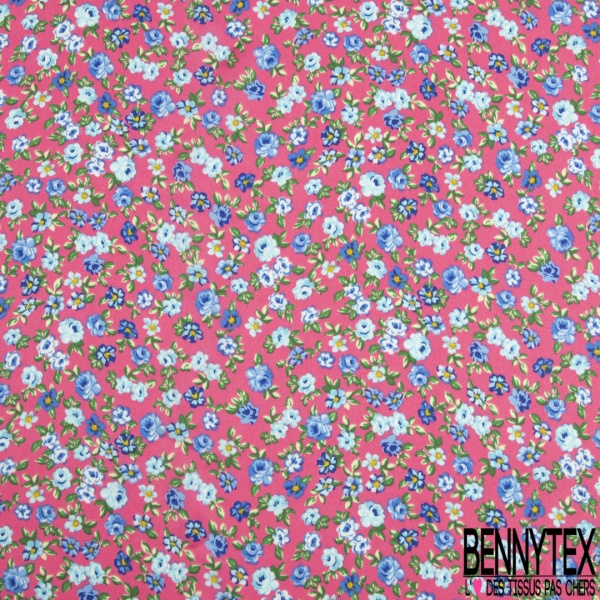 Satinette polyester imprimé amérindien sinusoïde ton violet vert citron vert givré pastel