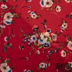 Microfibre imprimé aftricain esprit wax multicolore