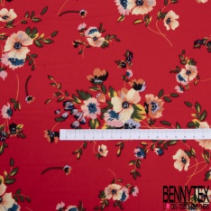 Microfibre imprimé aftricain esprit wax multicolore