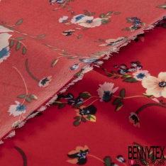Microfibre imprimé aftricain esprit wax multicolore