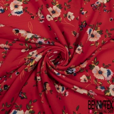 Microfibre imprimé aftricain esprit wax multicolore