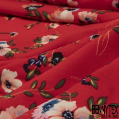 Microfibre imprimé aftricain esprit wax multicolore