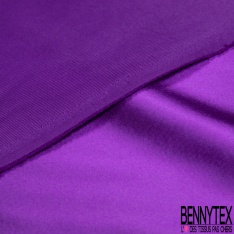 Satin polyester élasthanne océan au clair de lune