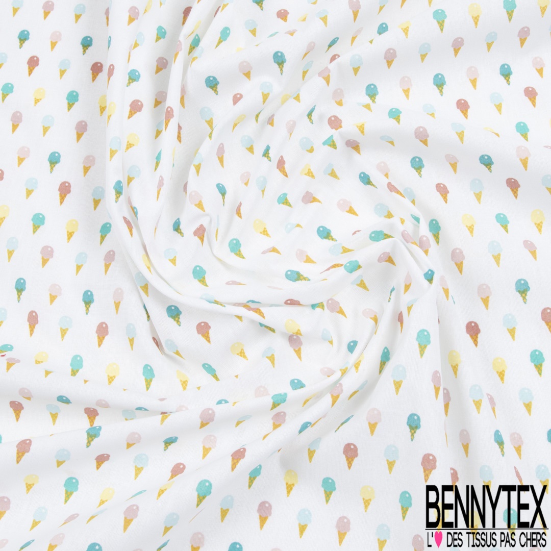 Soimoi Bleu Canard De Coton En Tissu Crème Glacée, Hamburger