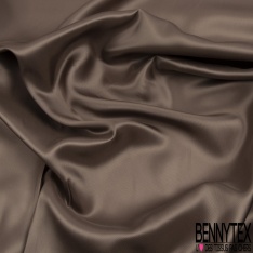 Doublure bemberg satinée acétate viscose gris taupe givré