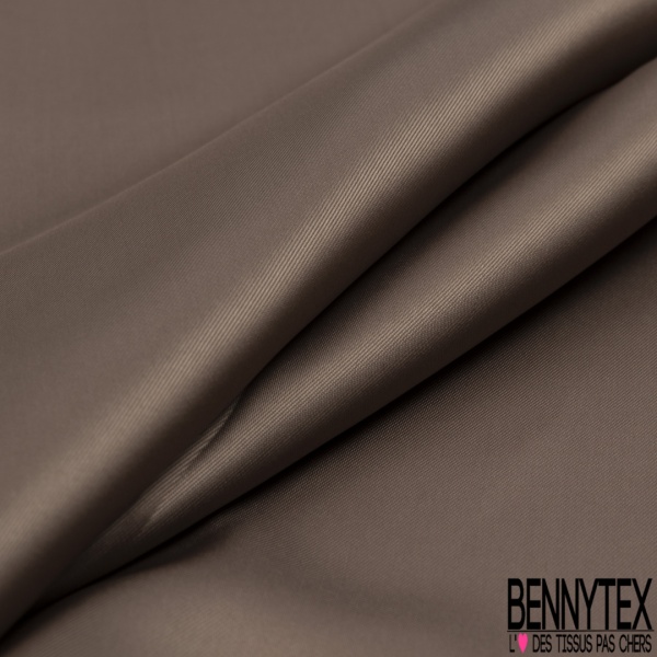 Doublure bemberg satinée acétate viscose gris taupe givré