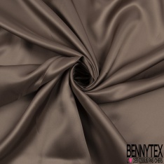 Doublure bemberg satinée acétate viscose gris taupe givré