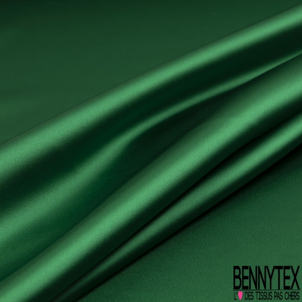 Caddy satiné poylester élasthanne uni vert Brésil