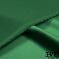 Caddy satiné poylester élasthanne uni vert Brésil