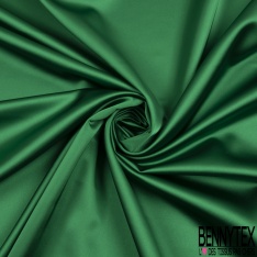 Caddy satiné poylester élasthanne uni vert Brésil