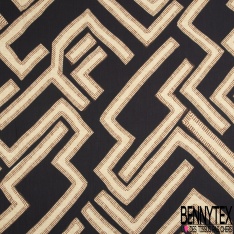 Lin viscose fin blanc discret
