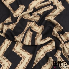 Lin viscose fin blanc discret