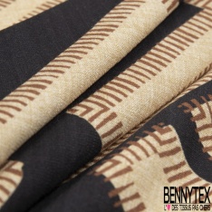 Lin viscose fin blanc discret