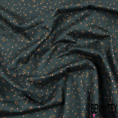 Toile de Coton effet Grain coloris Camel