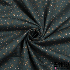 Toile de Coton effet Grain coloris Camel