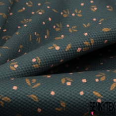 Toile de Coton effet Grain coloris Camel