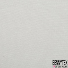 Milano coton viscose uni gris perle