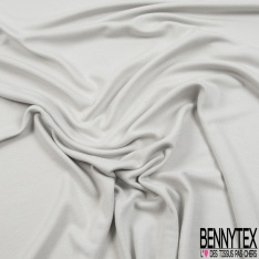 Milano coton viscose uni gris perle