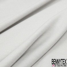 Milano coton viscose uni gris perle