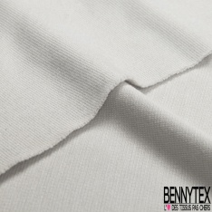 Milano coton viscose uni gris perle
