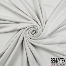 Milano coton viscose uni gris perle