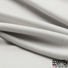 Milano coton viscose uni gris perle