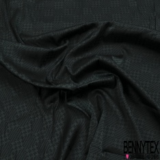 Polyamide élasthanne lingerie motif maille jersey tricot noir fond bruyère