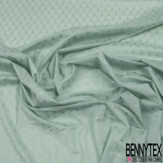 Polyamide élasthanne lingerie motif fleur baroque foisonnante ton sur ton taupe