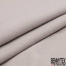Jersey Coton Piqué Uni Bleu Ciel Grande Laize