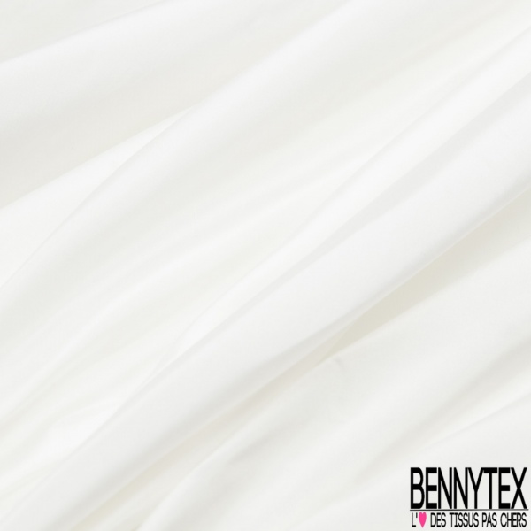 Taffetas polyester uni argent givré